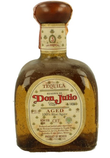 DON JULIO  TEQUILA BOTTLED IN THE  80'S 70 CL 38 %