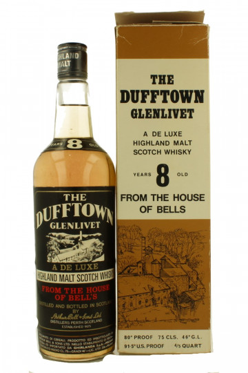 DUFFTOWN - Glenlivet 8 Years Old 75cl 46% OB- Ghirlanda Import