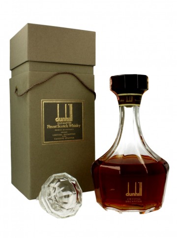 DUNHILL 75CL 43% CRYSTAL DECANTER WITH TASTING STOPPER