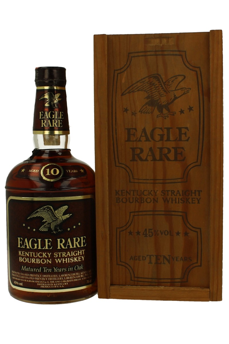 EAGLE RARE Bourbon whiskey 10 years old Bot.1980's 75cl 45% KENTUKY ...