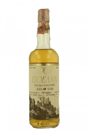 Edradour Highland Scotch Whisky 18 Year Old 1971 1990 75cl 46% Dun Eidean