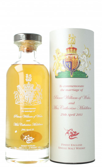 ENGLISH  Single malt  WHISKY Marriage of Prince WIlliam Bot.2011 70cl 46% OB - St. George