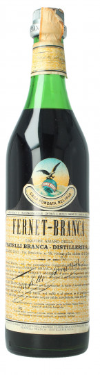 Fernet Branca Italian Liquor - Bot.60's or 70's 75cl 45%