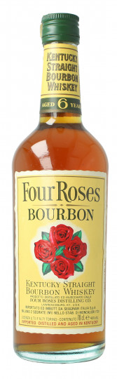 Four Roses  Kentucky Straight Bourbon Whiskey 6 Year Old - Bot. in The 90's 70cl 40%