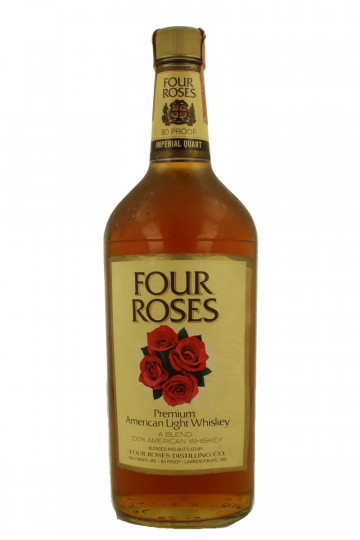 Four Roses  Kentucky Straight Bourbon Whiskey - Bot.60's or early 70's Imperial Quart 80 US Proof