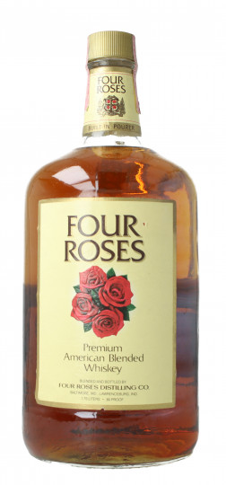 Four Roses  Kentucky Straight Bourbon Whiskey - Bot.70's-80's 175cl 80 US Proof OB-