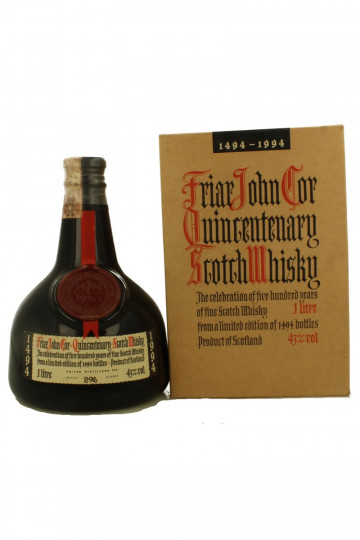Friar John Blended  Scotch Whisky Bottled 1994 1 liter 43% OB-Special Edition