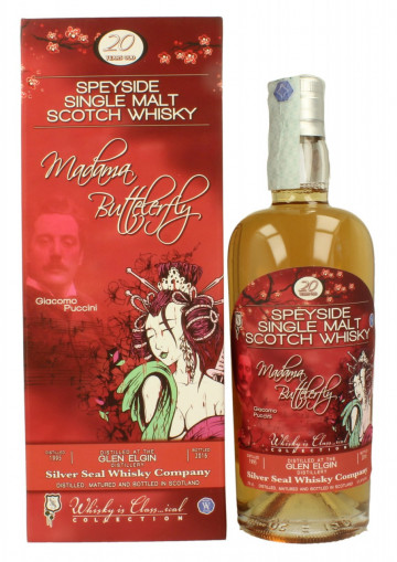 GLEN ELGIN 20yo 1995 2016 51.9% Silver Seal  - Madame Butterfly