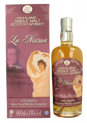 GLEN GARIOCH Highland Malt Scotch Whisky 25yo 1990 2016 70cl 52.1% Silver Seal - La Norma