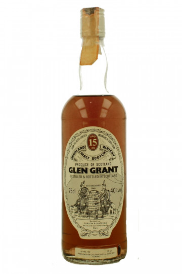 GLEN GRANT 15 Years Old - Bot.70's-80's 75cl 40% Gordon MacPhail  -