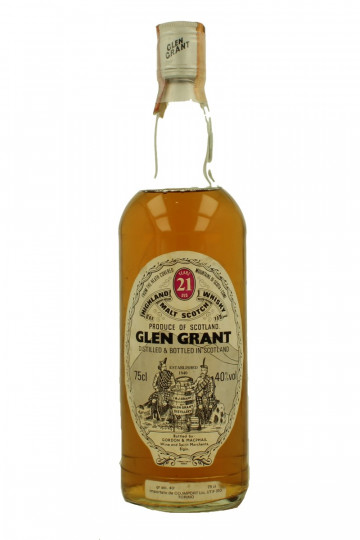 GLEN GRANT 21 Years Old - Bot.70's-80's 75cl 40% Gordon MacPhail  -