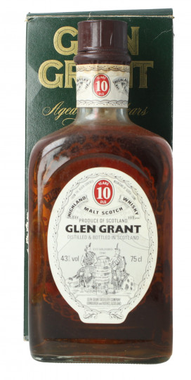 Glen Grant Speyside  Scotch Whisky 10 Year Old - Bot.80's 75cl 43% OB