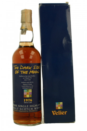 Glen grant Speyside   Scotch whisky 1976 2002 70cl 43% Signatory-Velier Dark Side of the Moon