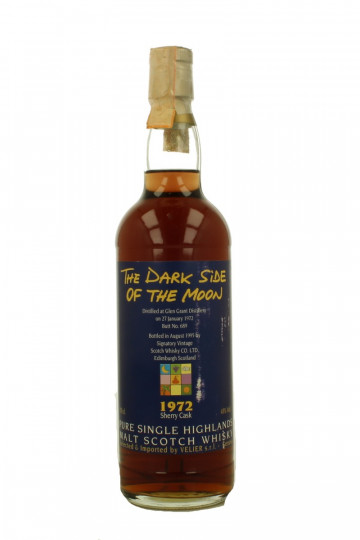 Glen grant Speyside   Scotch whisky 1976 2002 70cl 43% Signatory-Velier Dark Side of the Moon