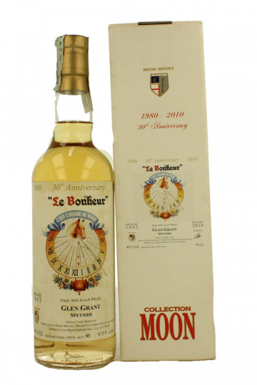 Glen Grant Speyside  Scotch Whisky 1993 2010 70cl 46% Moon-30th Anniversary