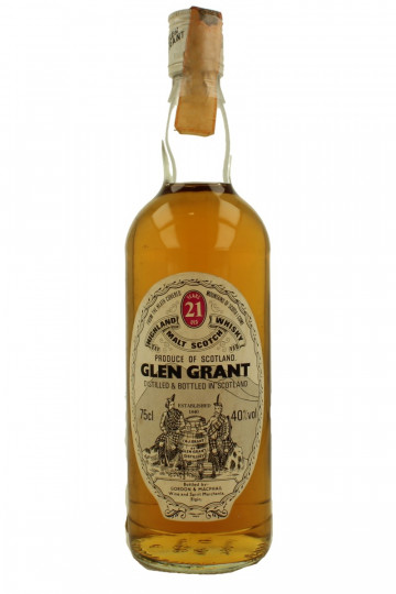 Glen Grant Speyside  Scotch Whisky 21 Years Old - Bot.70's-80's 75cl 40% Gordon MacPhail  -