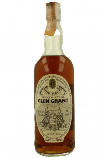 Glen Grant Speyside Scotch Whisky 42 Year Old - Bot. in The 70's 75.7cl 70 Proof Gordon MacPhail  -