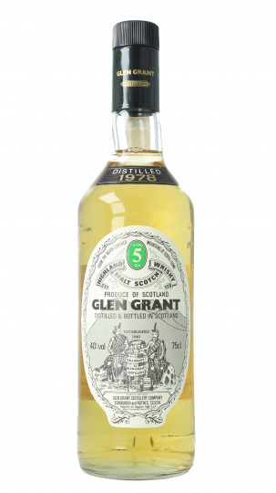 Glen Grant  Speyside Scotch Whisky 5 year old 1978 75cl 40%