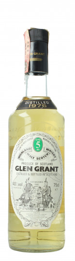 Glen Grant Speyside  Scotch Whisky 5 years old 1976 75cl 40% OB-