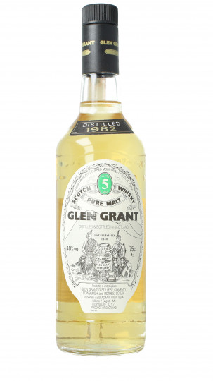 Glen Grant Speyside  Scotch Whisky 5 Years old 1982 75cl 40% OB  -