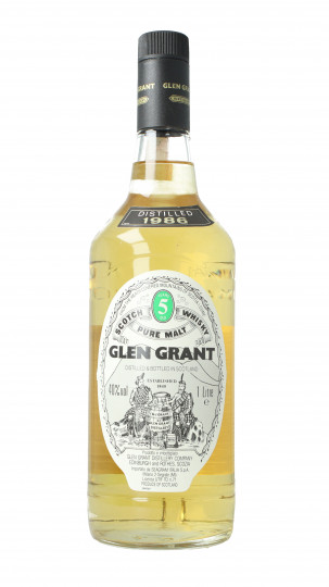 Glen Grant Speyside  Scotch Whisky 5 years old 1986 1 litrre 40% OB