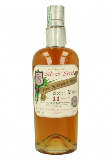 Glen Keith Speyside Scotch Whisky 11 Year old 1996 2007 70cl 57% SILVER SEAL