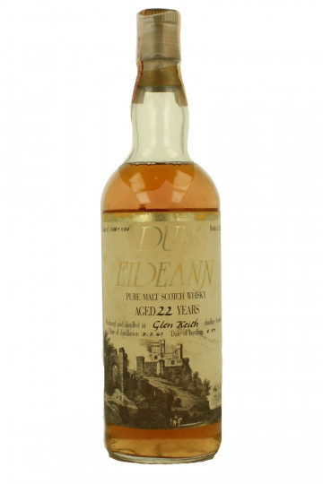 Glen Keith Speyside Scotch Whisky 22 Year Old 1967 1989 75cl 46% Dun Eideann -Cask 1128-1130