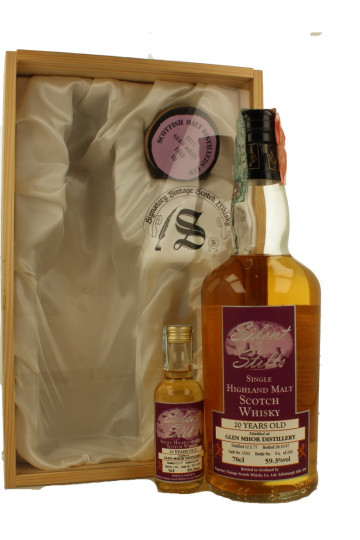 Glen Mhor Highland  Scotch Whisky 20 Year Old 1977 1997 70cl 59.3% OB-cask 1552 Silent Still with Miniature 5cl