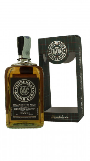 GLEN MORAY 25 Years old 1992 2017 70cl 50.1% Cadenhead's - Single Cask- 175th Anniversary