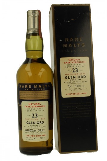 GLEN ORD 23yo 1974 1998 70cl 60.8% RARE MALTS SELECTION