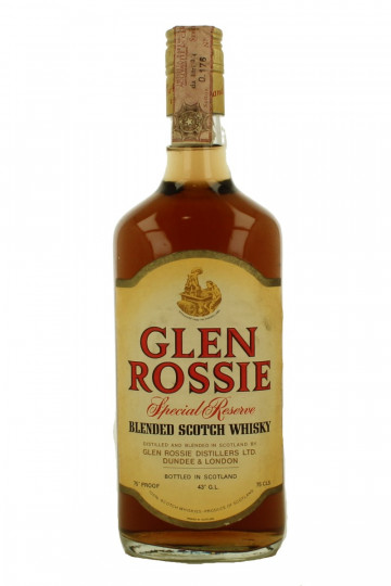 Glen Rossie  Blended Scotch Whisky - Bot. in The 70's 75cl 43% OB  -