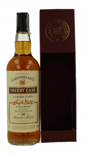 GLEN SCOTIA 16 years old 2000 2016 70cl 57.8% Cadenhead's - SHERRY CASK