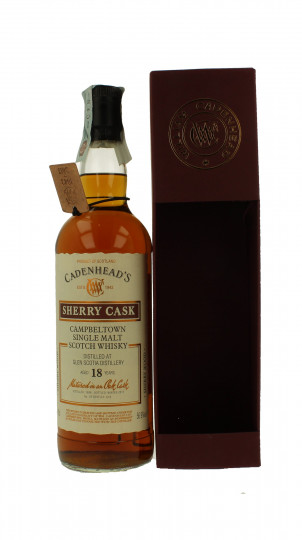 GLEN SCOTIA 18 years old 1999 2017 70cl 56.9% Cadenhead's - SHERRY CASK