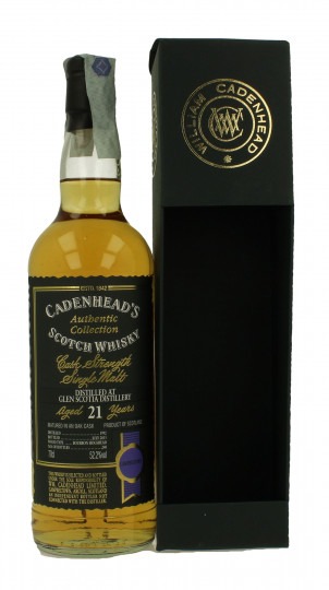 GLEN SCOTIA 21 years old 1992 2013 70cl 52.2% Cadenhead's - Authentic Collection