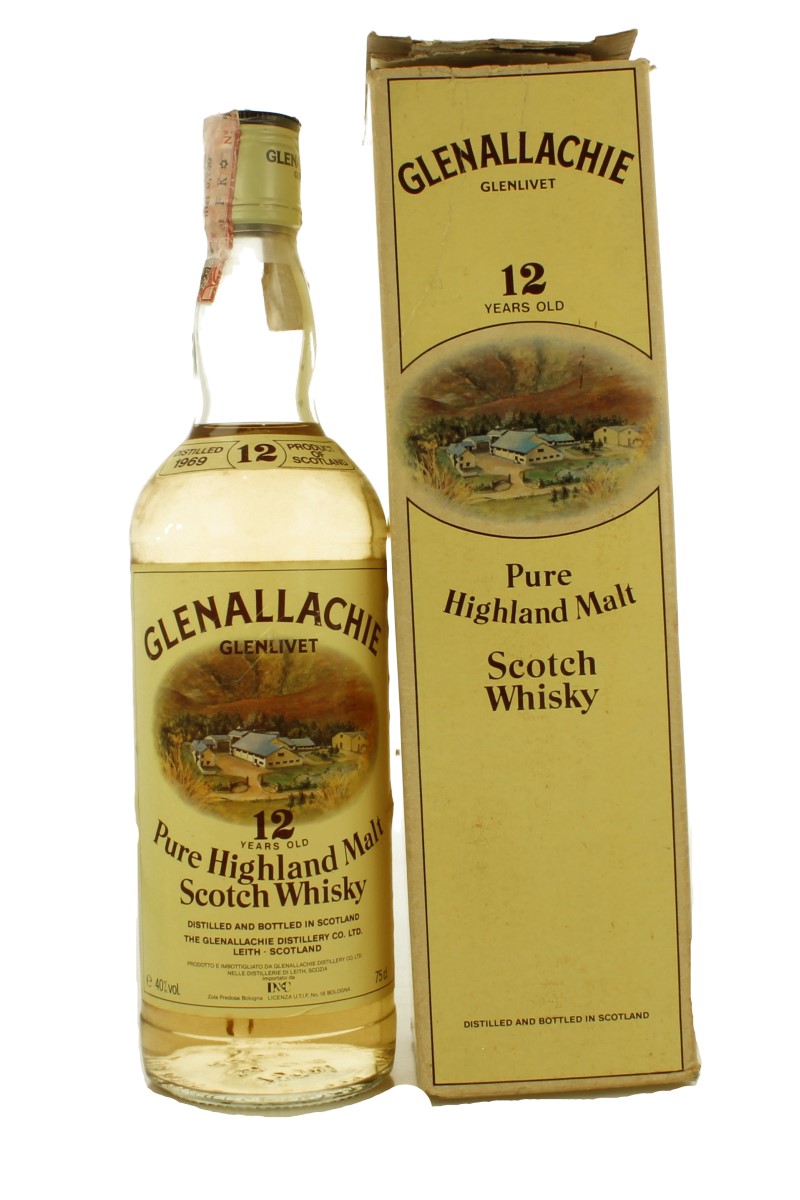 GLENALLACHIE 12 Years Old 1969 75cl 40% OB- - Products - Whisky Antique ...