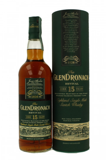 GLENDRONACH Revival 15 Year Old 2021 Edition 70cl 46% OB