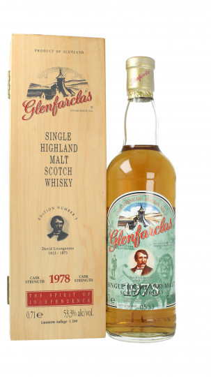 Glenfarclas Speyside  Scotch Whisky 10 years old 1978 70cl 53.3% OB- David Livington