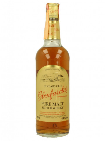 Glenfarclas Speyside Scotch Whisky 12yo Bot.80's 75cl 43% OB - Frattina Imp.