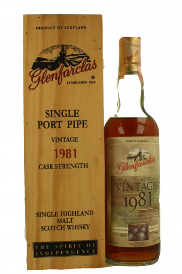 Glenfarclas Speyside Scotch Whisky 1981 70cl 56.7% OB-