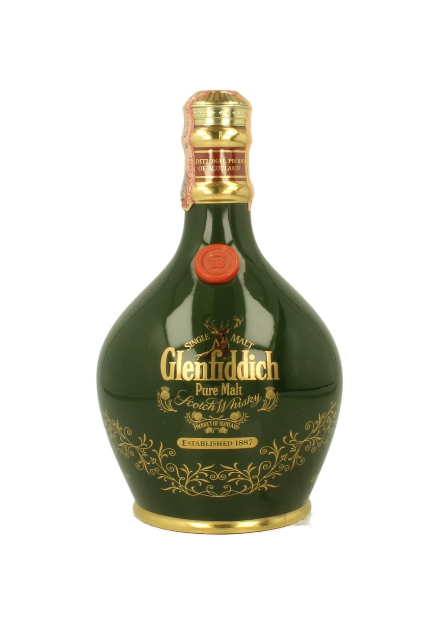 GLENFIDDICH Bot.80's 75cl 43% OB - Green Ceramic - Products 