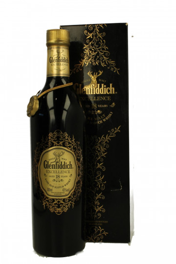 Glenfiddich Speyside  Scotch Whisky 18 Year Old 70cl 43% OB- Excellence Old Edition