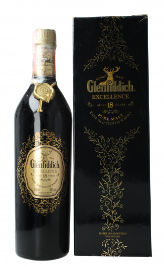 Glenfiddich Speyside  Scotch Whisky 18 Year Old 70cl 43% OB- Excellence Old Edition