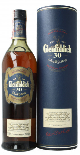 Glenfiddich Speyside  Scotch Whisky 30 Years Old Bottled pre 2007 70cl 40% OB-