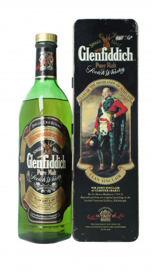 Glenfiddich Speyside  Scotch Whisky Bottled around 1980 75cl 43% OB Clan Sinclair