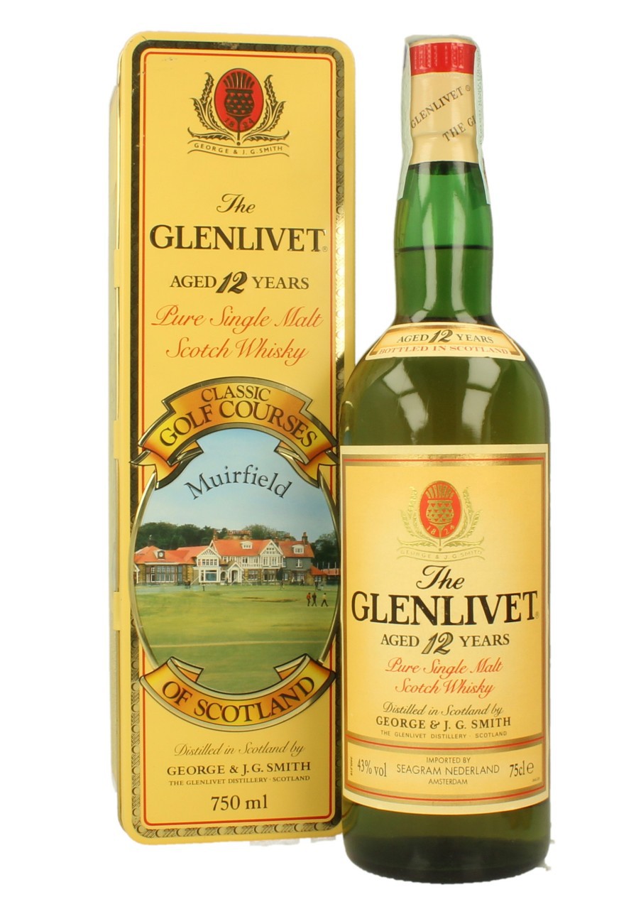 The Glenlivet 12 Year Old Single Malt Scotch Whisky 750mL, 80 Proof 