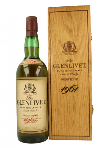 Glenlivet Speyside  Scocth Whisky 1961 1980 75cl 43% ob-