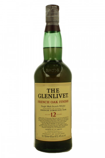 Glenlivet Speyside Scotch Whisky 12 Year Old Bot early 2000 70cl 40% OB- French Oak