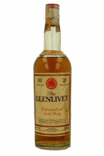 Glenlivet Speyside Scotch Whisky 20 Year Old distilled from 1949-1952 ? 75cl 45.7% OB-Amazing Whisky Baretto import one of 2400 Bottles