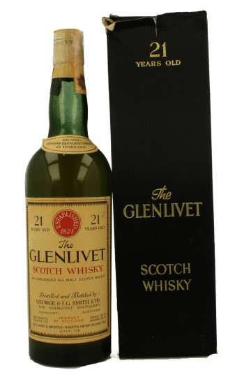 Glenlivet Speyside Scotch Whisky 21 Year Old 1948 75cl 45.7% OB-Amazing Whisky Baretto import