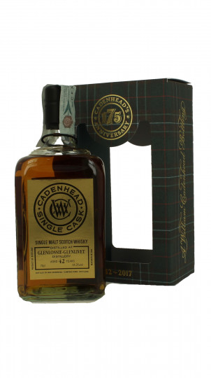 GLENLOSSIE 42 Years Old 1975 2017 70cl 44.3% Cadenhead's - Single Cask- 175th Anniversary